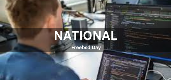National Freebsd Day [ राष्ट्रीय फ्रीबीएसडी दिवस]